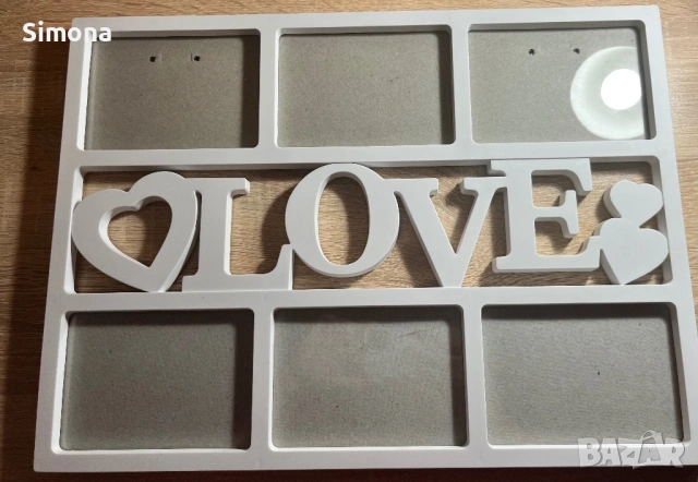 Рамка за колаж от 6 снимки