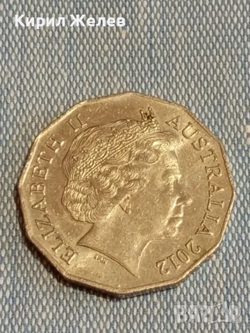 Монета 50 цента 2012г. Австралия Кралица Елизабет втора - 31540, снимка 3 - Нумизматика и бонистика - 48664350