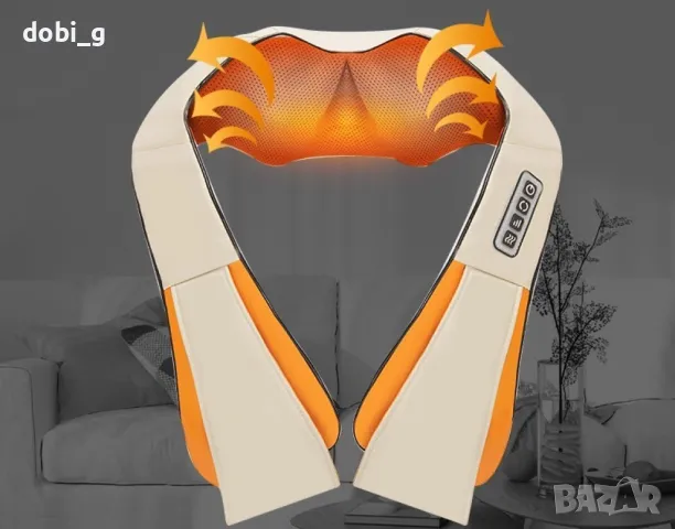 Шиацу масажор за врат и гръб , снимка 5 - Масажори - 49794474