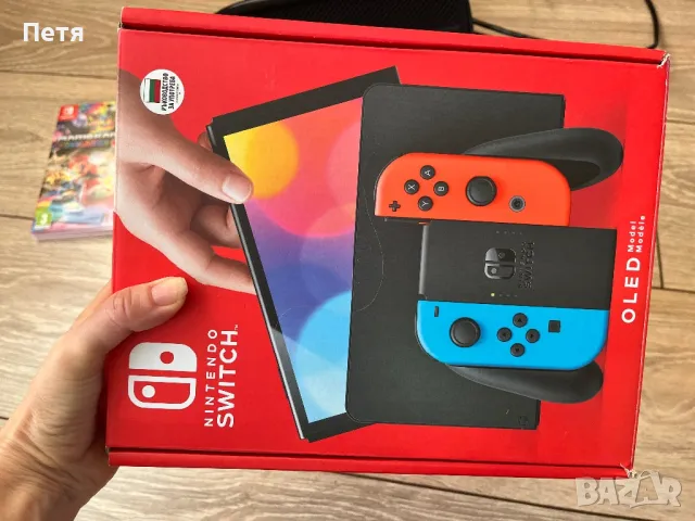 Конзола Nintendo Switch OLED, снимка 6 - Nintendo конзоли - 49291843