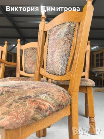 Комплект от 5 трапезни стола , снимка 10 - Столове - 52879075