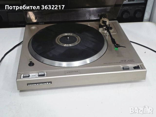 🎵 Marantz TT-4000 – класически директдрайв грамофон!, снимка 2 - Грамофони - 52695979