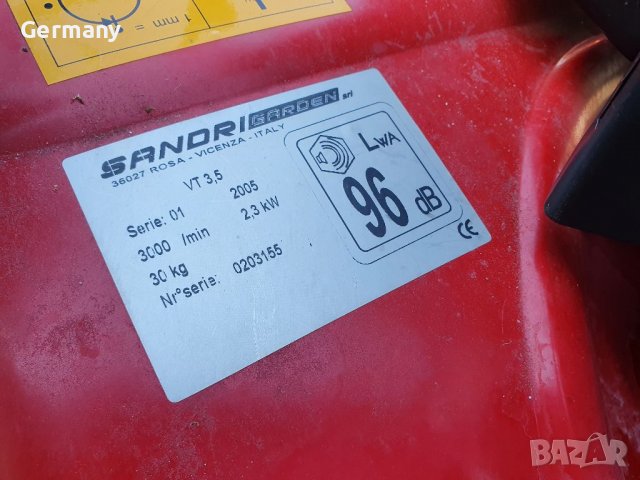 Бензинов аератор за трева, снимка 6 - Селскостопанска техника - 37359791