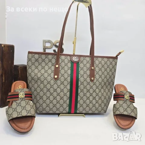 Gucci Дамски Чехли Гучи - Различни Цветове Код SB-26, снимка 8 - Чехли - 55722221