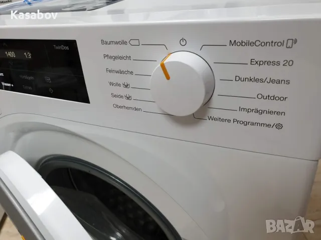 Miele Пералня с Ляво Отваряне Wi-Fi TwinDos Миеле 12м Гаранция, снимка 3 - Перални - 50176632