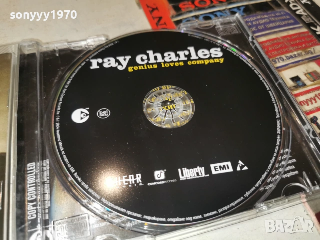 RAY CHARLES CD 1101260628, снимка 16 - CD дискове - 53059400