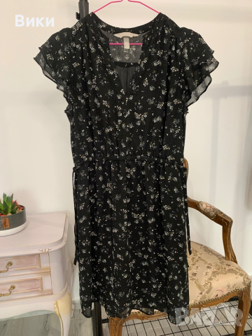 Красива рокля на H&M размер 38 подходяща за S, снимка 11 - Рокли - 44607131