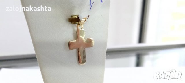 Нов Златен кръст-1,36гр/14кр, снимка 2 - Колиета, медальони, синджири - 37188414