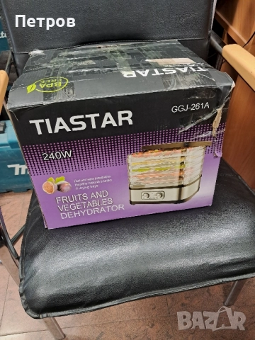 Уред за сушене на плодове,зеленчуци и месо на 5 нива TIASTAR GGJ-261A