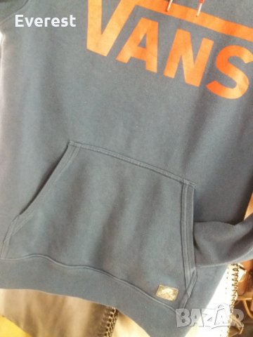 VANS Oversized  худи, суитчър тъмносин- М/ L размер, снимка 9 - Суичъри - 34281812