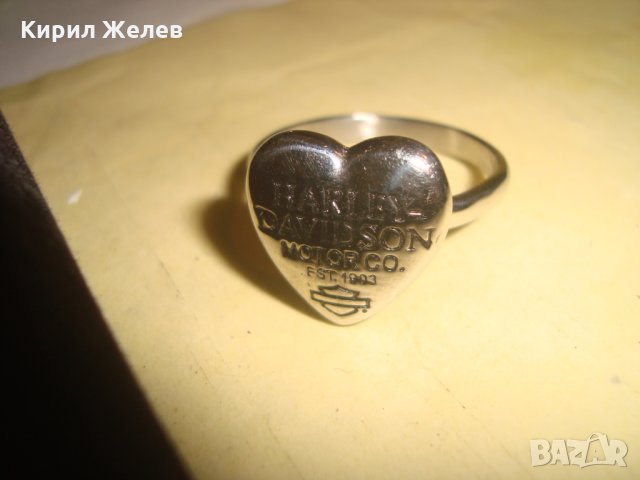 HARLEY - DAVIDSON motor Co. МАРКОВ СТОМАНЕН ПРЪСТЕН ХАРЛИ ДЕЙВИДСЪН РОКЕРСКИ НОВ 3941, снимка 4 - Пръстени - 34479527