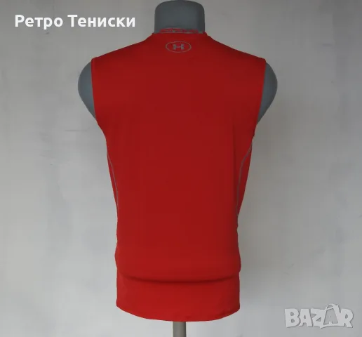 Tank — Тренировъчен Under armour — Мъже размер L Червено, снимка 2 - Баскетбол - 56319210