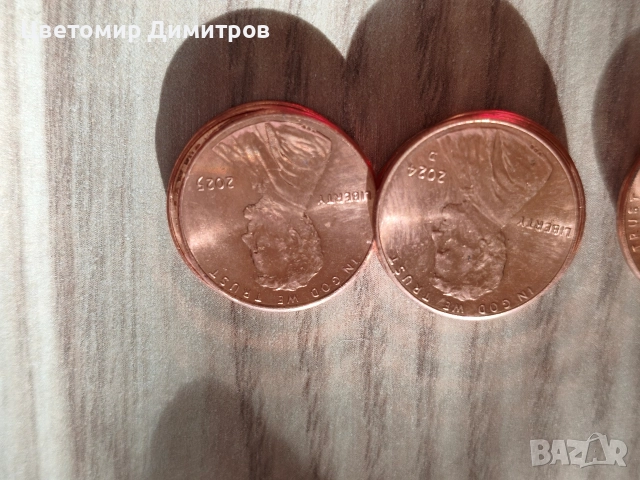 1 цент, 1 дайм, 5 цента САЩ различни години, снимка 4 - Нумизматика и бонистика - 52839163