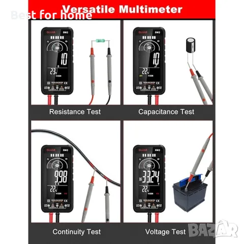 Цифров мултицет QLUUE DM3, снимка 6 - Други инструменти - 47467481