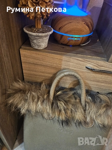Естествена кожа - аксесоар Obag, снимка 3 - Чанти - 52379231