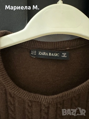 Zara пуловер, XS, като нов, снимка 2 - Блузи с дълъг ръкав и пуловери - 53296489