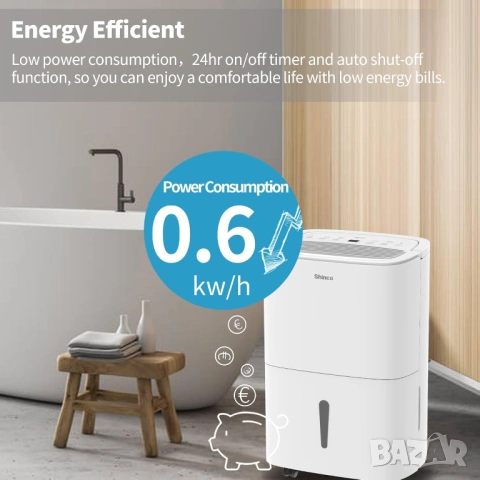 НОВ Влагоабсорбатор SHINCO Мобилен 30L/ден, снимка 8 - Абсорбатори - 54217820