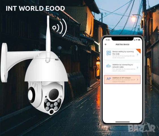 BESDER 1080P 2MP PTZ IP WiFi Камера 4X Oптично увеличение Инфрачервено нощно виждане YCC 365 Plus AP, снимка 11 - IP камери - 52063021