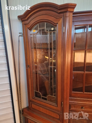 Масивна Ъглова Витрина-внос от Германия!, снимка 2 - Секции и витрини - 54354925