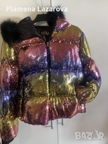 Зимно яке с качулка, снимка 3 - Якета - 52731387