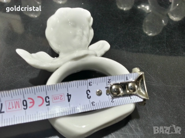 порцеланови салфетници ангелчета , снимка 5 - Антикварни и старинни предмети - 53226189