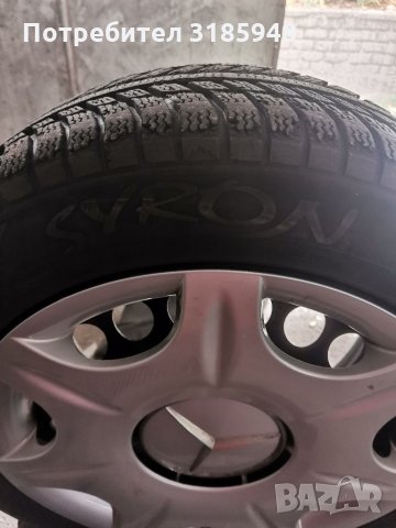Джанти с зимни гуми Mercedes 5/112, снимка 4 - Гуми и джанти - 34222339