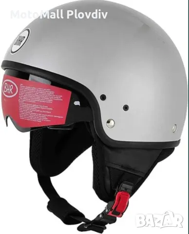 Каска отворена BHR ретро размер S/M/L/XL очила мото мотор, снимка 10 - Аксесоари и консумативи - 49176640