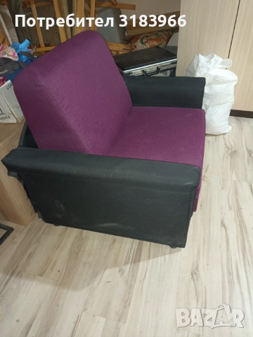 Разтегателен фотьойл легло в лилав цвят чисто нов, снимка 10 - Спални и легла - 52696118