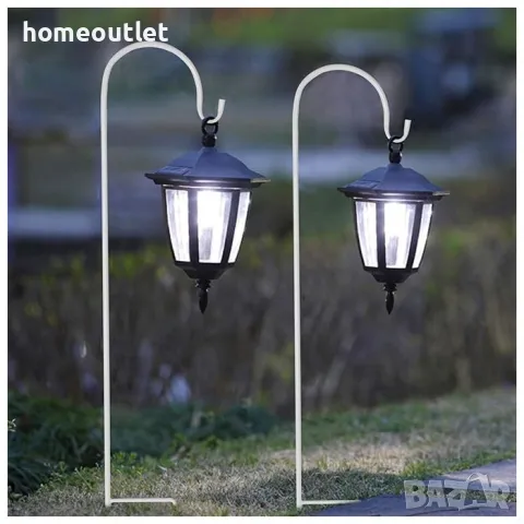 ПРОМОЦИЯ Метална градинска кука, с универсално приложение (комплект от 8 бр.) UNHO XJJ438-WT, снимка 3 - Градински мебели, декорация  - 49115475