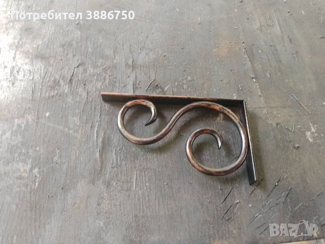 Етажерки , рафтове , стойки , конзоли и рафтоносачи от ковано желязо, снимка 6 - Други стоки за дома - 44395637