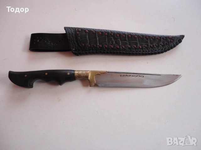 Майсторски ловен нож каракулак с кания 3, снимка 6 - Ножове - 52825831