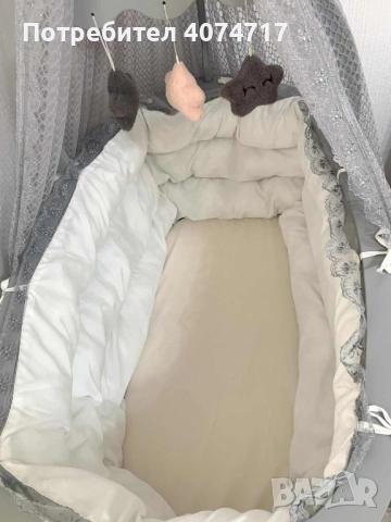 бебешко легло тип „люлка сепет“ Bebbe Modena., снимка 3 - Бебешки легла и матраци - 54349697