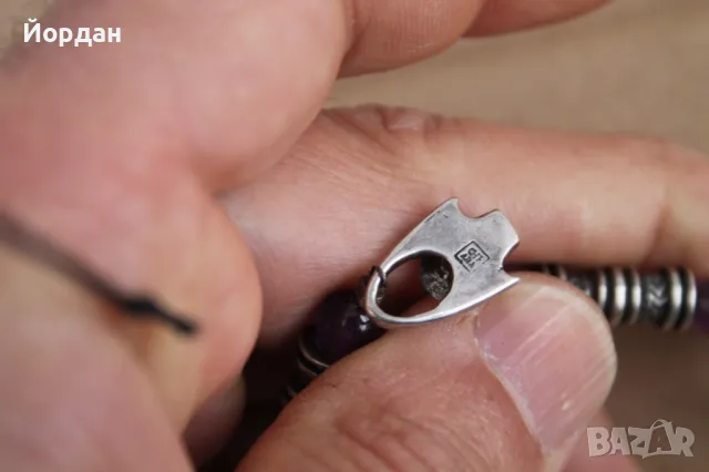 Дамско сребърно колие с аметист , снимка 10 - Други ценни предмети - 49798215