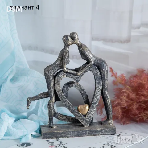 Статуетка Влюбени Сърца Фигура за Декорация / Подарък 24см , снимка 4 - Декорация за дома - 48528624