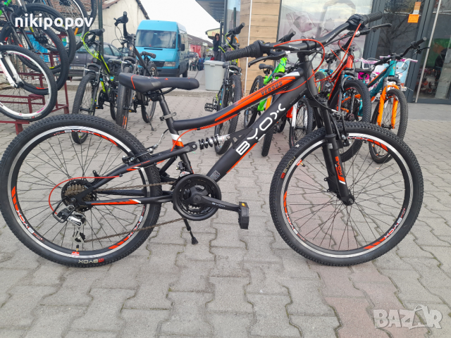 BYOX Велосипед 24" VERSUS черно-червен, снимка 1
