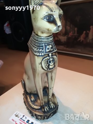 КОТКА СФИНКС ОТ ФРАНЦИЯ 30Х16Х10СМ-2610221539L, снимка 15 - Антикварни и старинни предмети - 38460526