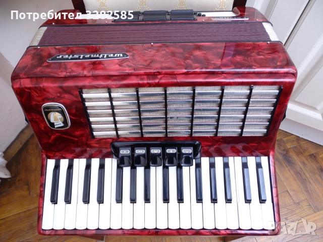 Акордеон Велтмайстер Стела 60 баса, снимка 2 - Акордеони - 52680413