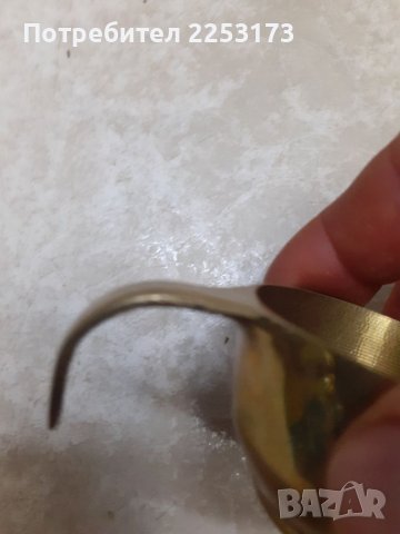 Датска бронзова купичка-пепелник, снимка 5 - Декорация за дома - 37849400