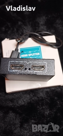 Сплитер Wireman HDMI 2PORT, HDMI с усилвател, поддържа Full HD 1080P 3D, 1 вход - 2 изхода, снимка 4 - Друга електроника - 52677904