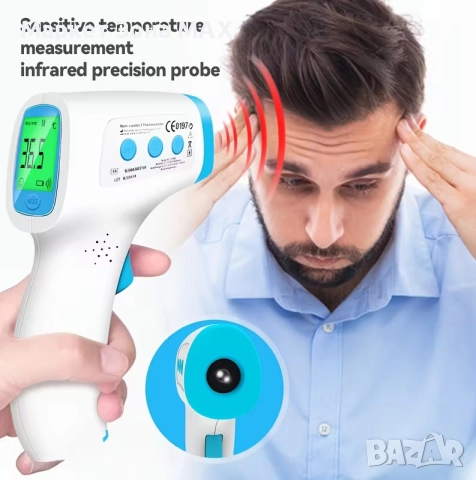 3-в-1 Безконтактен Термометър – Бързо, Точно и Безопасно, снимка 4 - Друга електроника - 52896456