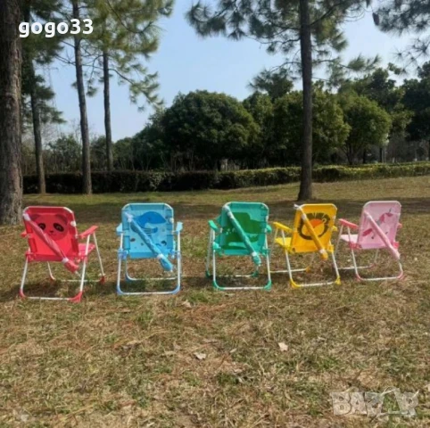 Детски сгъваем стол с чадър NS6332, снимка 4 - Столове - 50915823