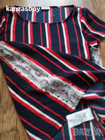 liu.jo - страхотна дамска тениска 42/Л, снимка 3 - Тениски - 52957278