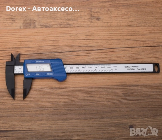 Дигитален електронен шублер с LCD дисплей - 15 см, снимка 9 - Аксесоари и консумативи - 54079325