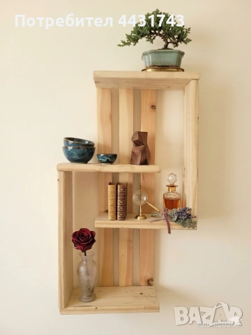 етажерка ръчно изработена 