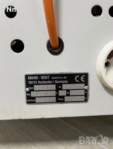 Муфелна пещ - Mihm Vogt, снимка 3 - Стоматология - 52819100
