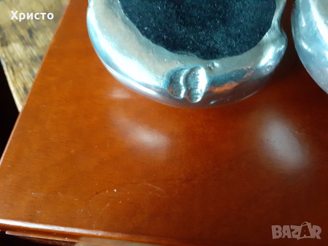 часовник и преспапие дизайнерски ръчна изработка, антикварен уникат, АRT GALLERY, снимка 8 - Антикварни и старинни предмети - 31629278