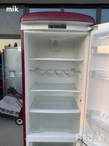 Ретро Червен хладилник с фризер Gorenje 185см, снимка 9 - Хладилници - 50794567