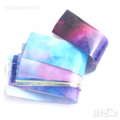 10 цвята комплект фолио за маникюр Т29, снимка 3 - Продукти за маникюр - 30051136
