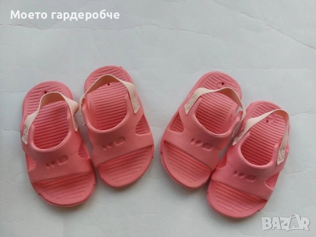 Лот от 2 чифта чехли с ластиче на глезена номер 19/20