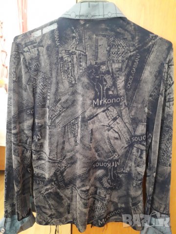 Дамска риза дизайнерска спортно елегантна с цип, снимка 5 - Ризи - 29982811